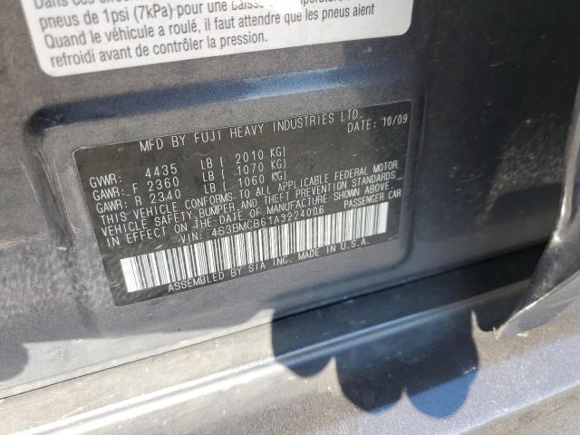 Photo 10 from auction – 2010 SUBARU LEGACY 2.5 with VIN 4S3BMCB61A3224006