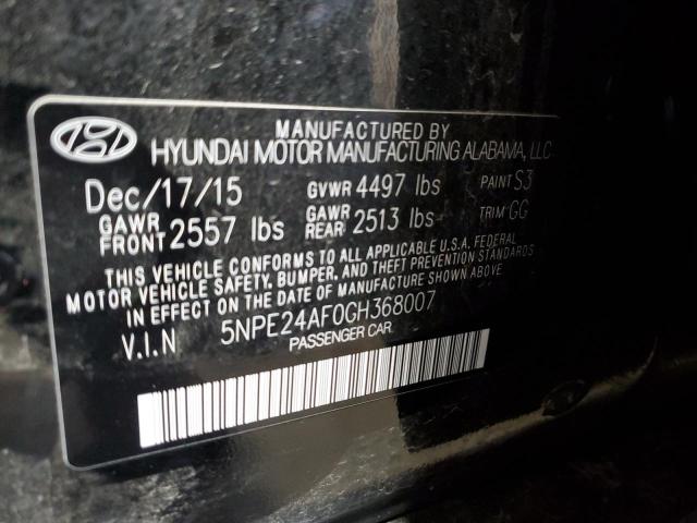 Photo 10 from auction – 2016 HYUNDAI SONATA SE with VIN 5NPE24AF0GH368007