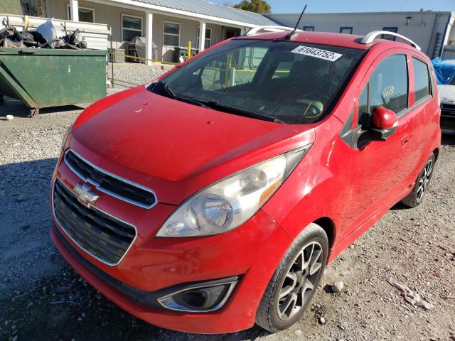 Photo 2 from auction – 2014 CHEVROLET SPARK 2LT with VIN KL8CF6S95EC583383
