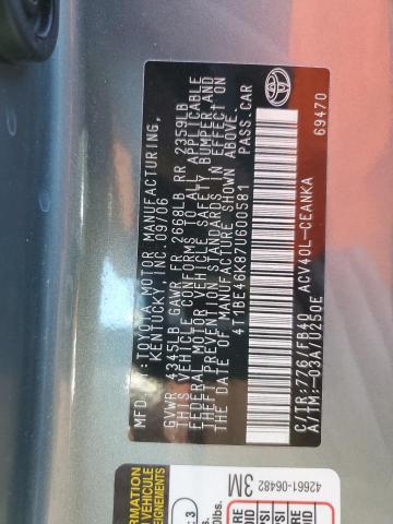 Photo 10 from auction – 2007 TOYOTA CAMRY CE with VIN 4T1BE46K87U600581