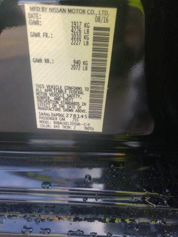 Photo 10 from auction – 2016 NISSAN ALTIMA 2.5 with VIN 1N4AL3AP0GC278145