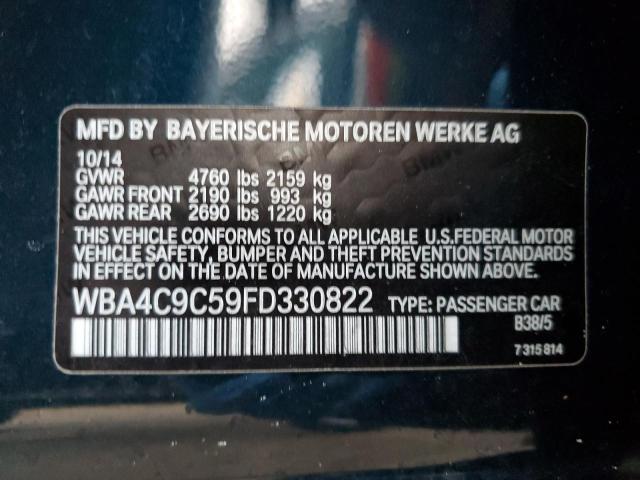 Photo 10 from auction – 2015 BMW 428 XI GRA with VIN WBA4C9C59FD330822