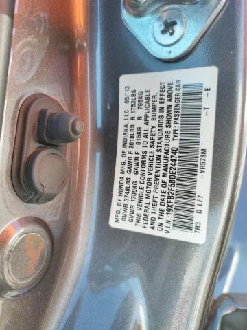 Photo 10 from auction – 2013 HONDA CIVIC LX with VIN 19XFB2F58DE244740