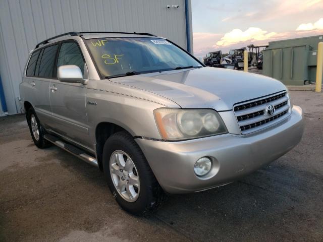 TOYOTA HIGHLANDER 2001 with VIN JTEGF21A410002833 - Photo from auction