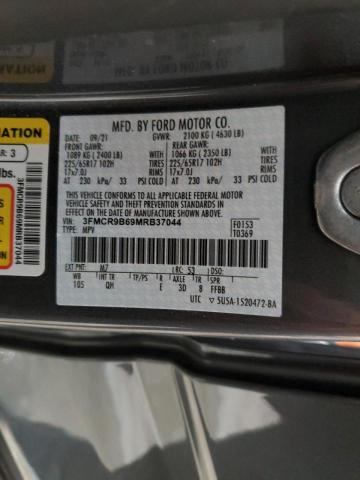 Photo 10 from auction – 2021 FORD BRONCO SPO with VIN 3FMCR9B69MRB37044