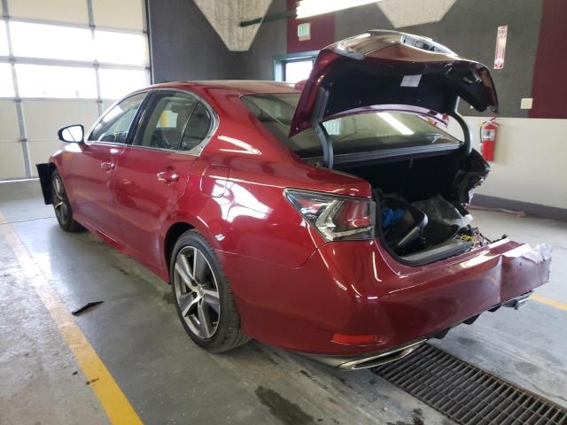 Photo 3 from auction – 2016 LEXUS GS 350 with VIN JTHCZ1BL9GA002512