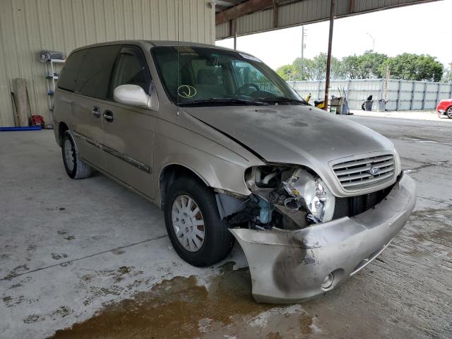 KIA SEDONA EX 2003 with VIN KNDUP131636394886 - Photo from auction
