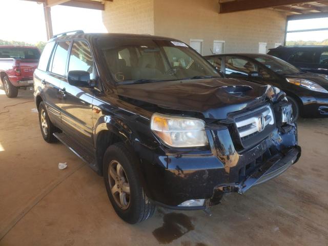 HONDA PILOT EX 2006 with VIN 2HKYF18496H537654 - Photo from auction
