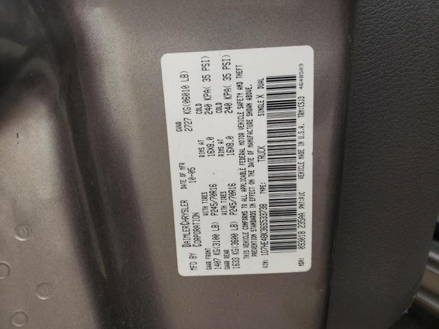 Photo 10 from auction – 2006 DODGE DAKOTA QUA with VIN 1D7HE48K36S533738