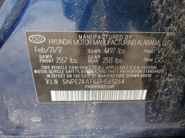 Photo 10 from auction – 2017 HYUNDAI SONATA SE with VIN 5NPE24AF6HH565264