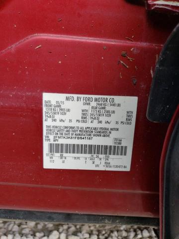Photo 10 from auction – 2015 FORD EDGE TITAN with VIN 2FMTK3K81FBB41187
