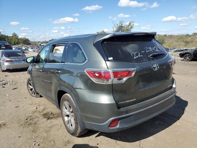 Photo 3 from auction – 2014 TOYOTA HIGHLANDER with VIN 5TDJKRFH0ES033830