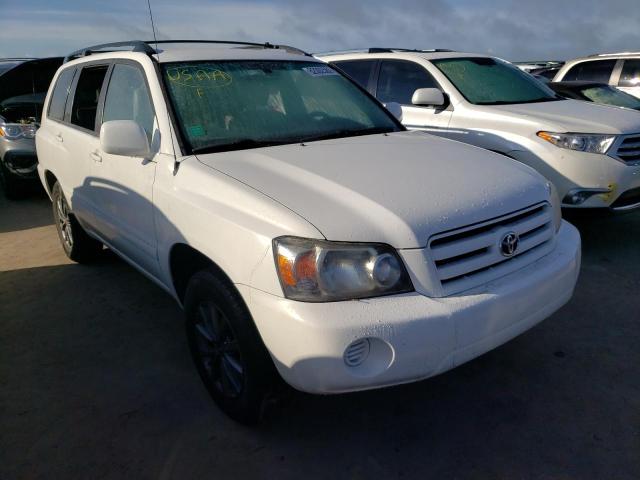 TOYOTA HIGHLANDER 2007 with VIN JTEDP21A870132655 - Photo from auction