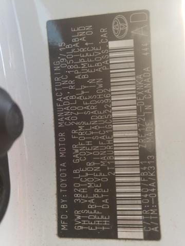 Photo 10 from auction – 2016 TOYOTA COROLLA L with VIN 2T1BURHE1GC522962