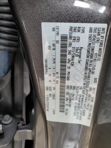 Photo 10 from auction – 2012 FORD FOCUS SE with VIN 1FAHP3K25CL221875