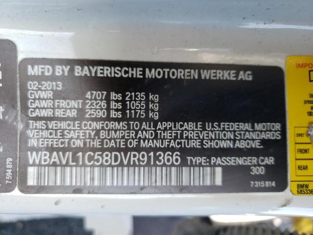 Photo 10 from auction – 2013 BMW X1 XDRIVE2 with VIN WBAVL1C58DVR91366
