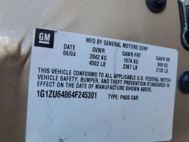Photo 10 from auction – 2004 CHEVROLET MALIBU MAX with VIN 1G1ZU64864F245301
