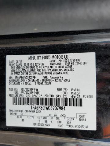Photo 10 from auction – 2016 FORD MUSTANG GT with VIN 1FA6P8CF6G5207984