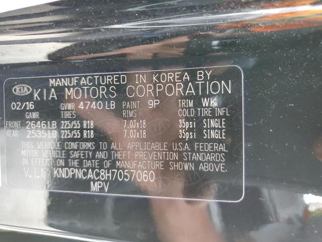 Photo 10 from auction – 2017 KIA SPORTAGE E with VIN KNDPNCAC8H7057060