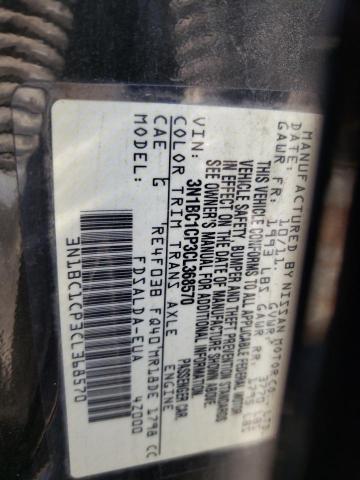 Photo 10 from auction – 2012 NISSAN VERSA S with VIN 3N1BC1CP3CL368570