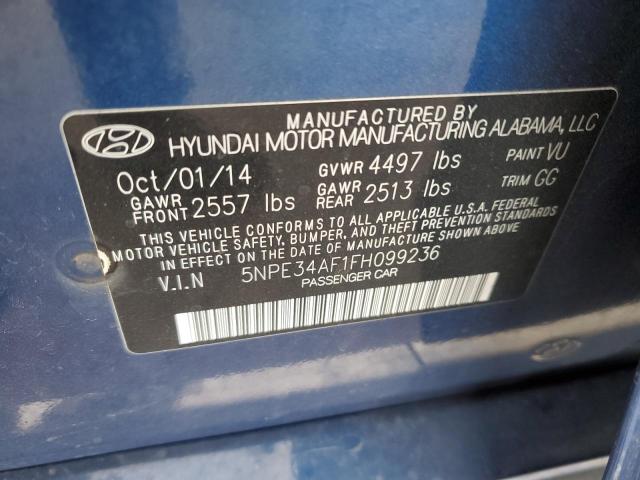 Photo 10 from auction – 2015 HYUNDAI SONATA SPO with VIN 5NPE34AF1FH099236