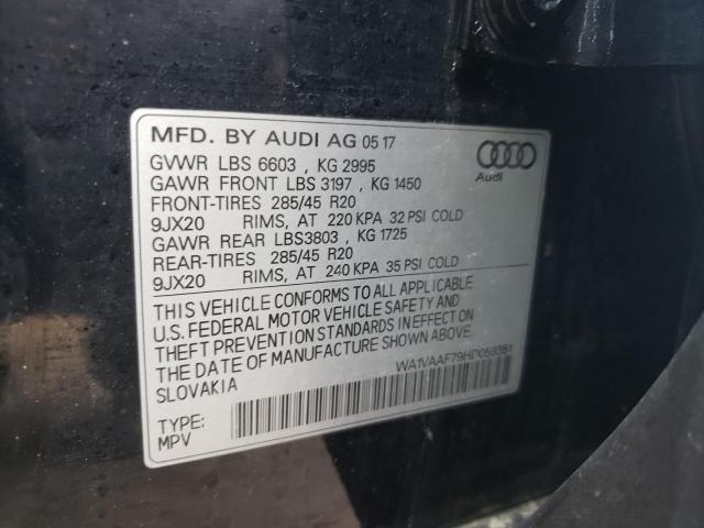 Photo 10 from auction – 2017 AUDI Q7 PRESTIG with VIN WA1VAAF79HD059351