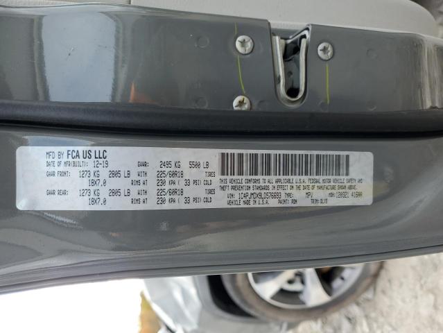 Photo 10 from auction – 2020 JEEP CHEROKEE L with VIN 1C4PJMDX9LD576693