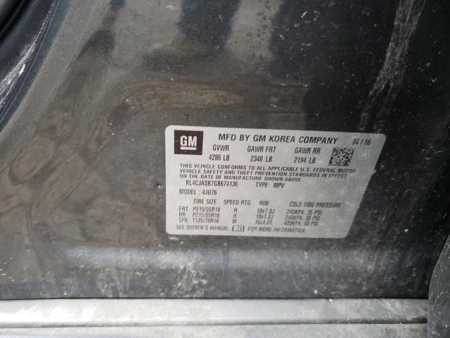 Photo 10 from auction – 2016 BUICK ENCORE with VIN KL4CJASB7GB674136