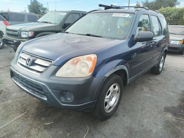 Photo 2 from auction – 2005 HONDA CR-V LX with VIN JHLRD68545C009534