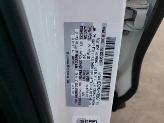 Photo 10 from auction – 2021 MAZDA CX-5 TOURI with VIN JM3KFBCMXM0403479