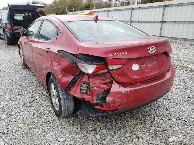 Photo 9 from auction – 2014 HYUNDAI ELANTRA with VIN KMHDH4AE5EU198291