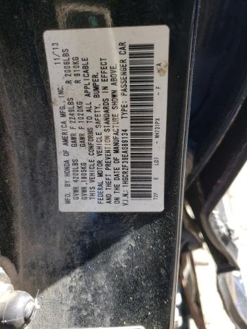 Photo 10 from auction – 2014 HONDA ACCORD LX with VIN 1HGCR2F39EA089134