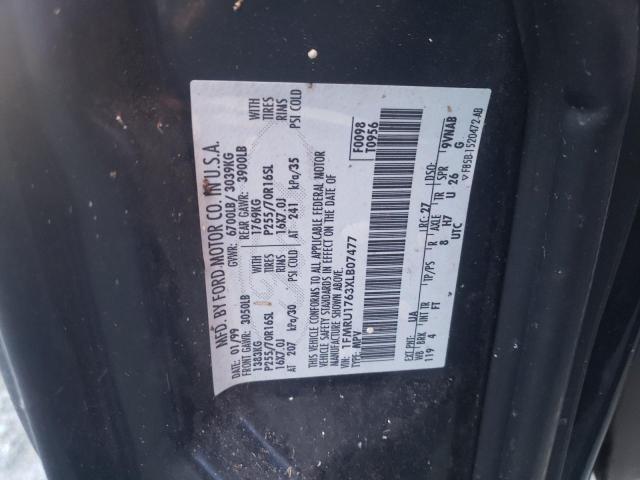 Photo 10 from auction – 1999 FORD EXPEDITION with VIN 1FMRU1763XLB07477