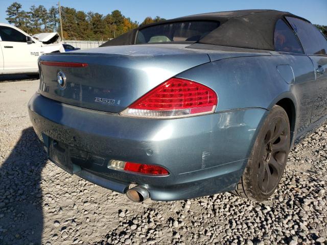 Photo 9 from auction – 2007 BMW 650 I with VIN WBAEK13547CN84602