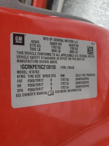 Photo 10 from auction – 2012 CHEVROLET SILVERADO with VIN 1GCRKPE76CZ138156