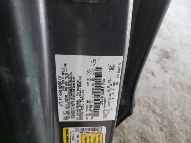 Photo 10 from auction – 2013 FORD FUSION SE with VIN 3FA6P0HR2DR315936