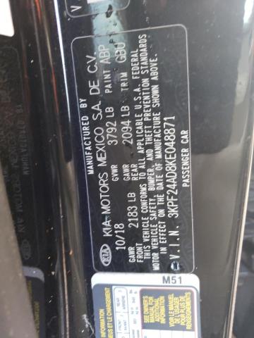 Photo 10 from auction – 2019 KIA FORTE FE with VIN 3KPF24AD8KE048871
