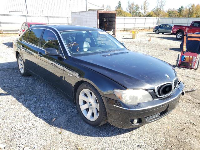 BMW 750 2007 with VIN WBAHN83537DT76315 - Photo from auction