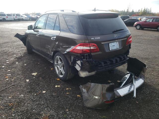 Photo 3 from auction – 2012 MERCEDES-BENZ ML 350 BLU with VIN 4JGDA2EB3CA043813