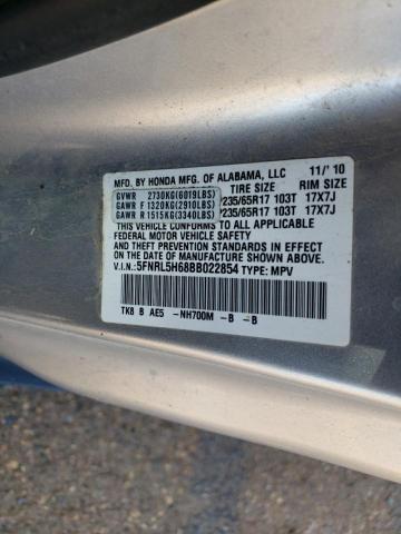 Photo 10 from auction – 2011 HONDA ODYSSEY EX with VIN 5FNRL5H68BB022854