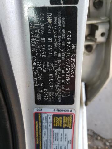Photo 10 from auction – 2013 KIA RIO LX with VIN KNADM5A3XD6274625