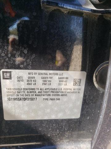 Photo 10 from auction – 2013 CHEVROLET MALIBU LTZ with VIN 1G11H5SA7DF315017
