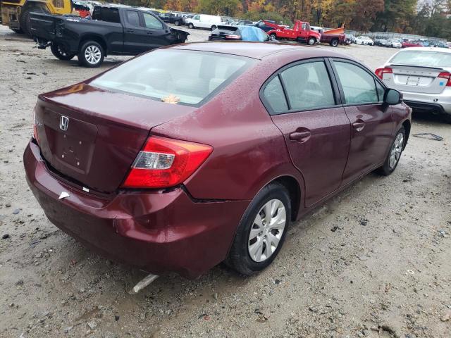 Photo 4 from auction – 2012 HONDA CIVIC LX with VIN 2HGFB2F57CH555421