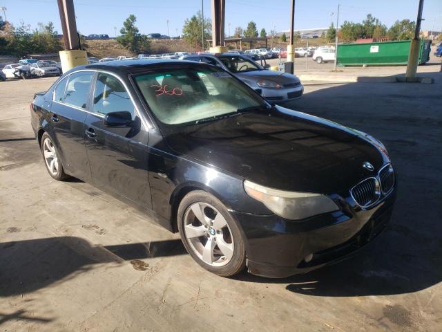 BMW 530 I 2007 with VIN WBANE73567CM56002 - Photo from auction