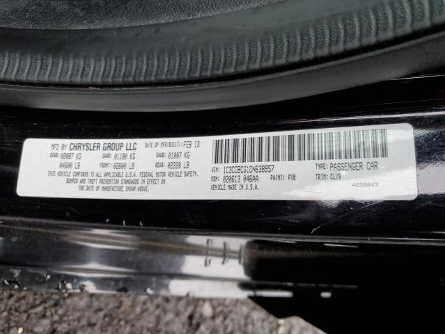 Photo 10 from auction – 2013 CHRYSLER 200 LIMITE with VIN 1C3CCBCG1DN638957