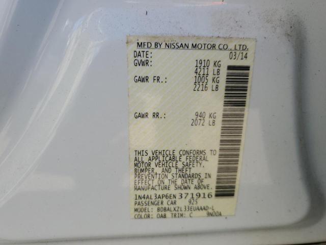 Photo 10 from auction – 2014 NISSAN ALTIMA 2.5 with VIN 1N4AL3AP6EN371916