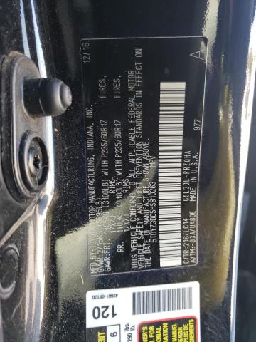 Photo 10 from auction – 2017 TOYOTA SIENNA XLE with VIN 5TDYZ3DC5HS810263