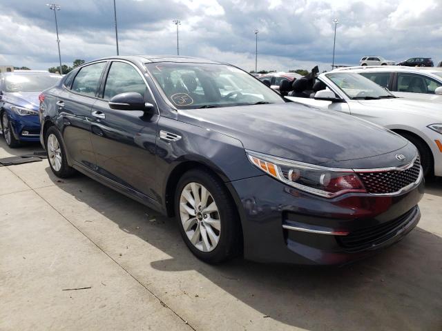 KIA OPTIMA EX 2017 with VIN 5XXGU4L36HG150835 - Photo from auction