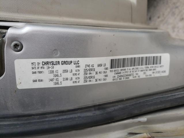 Photo 10 from auction – 2010 DODGE GRAND CARA with VIN 2D4RN4DE9AR488753