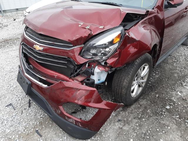 Photo 9 from auction – 2017 CHEVROLET EQUINOX LT with VIN 2GNALCEK9H1548318
